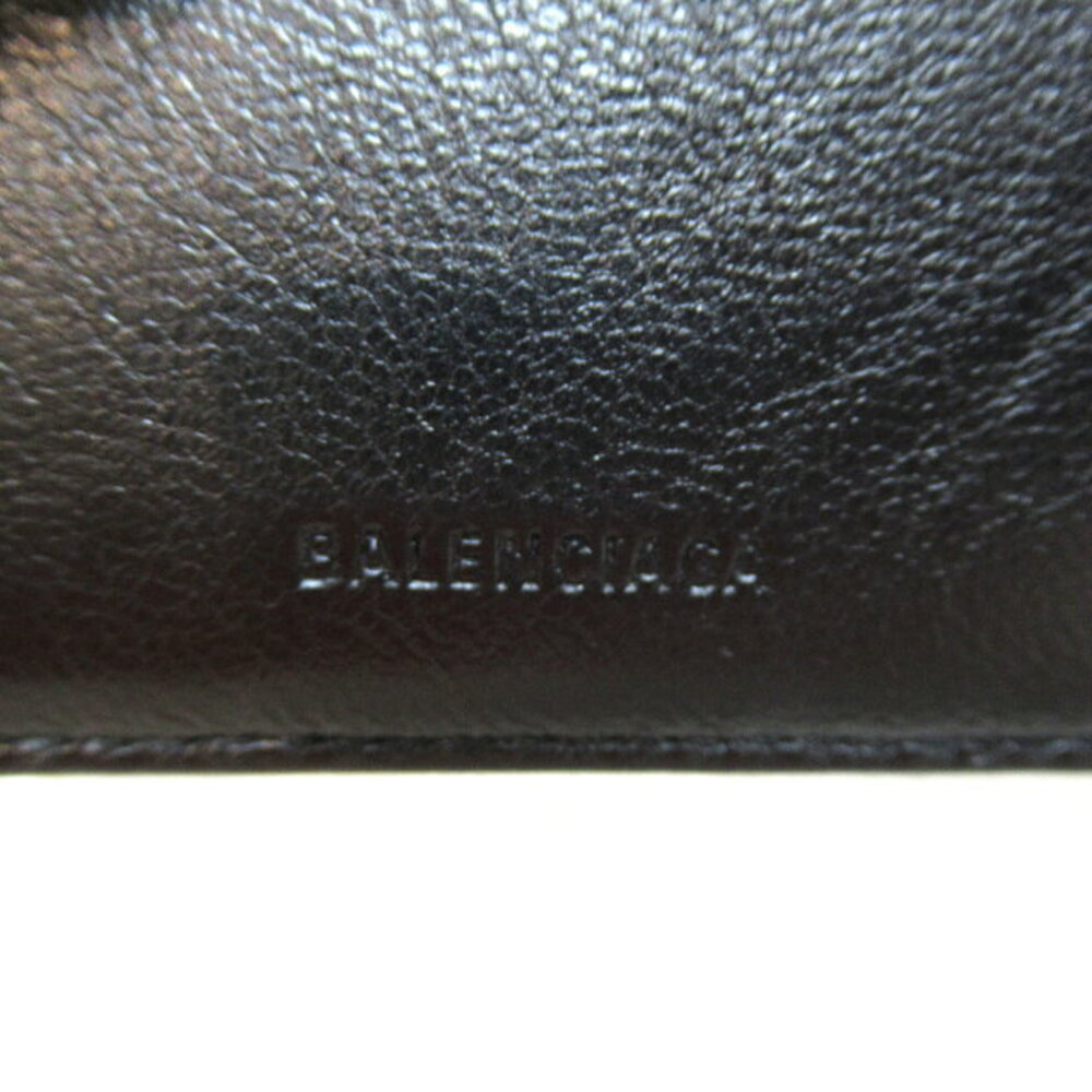 Balenciaga Leather Bifold Black Wallet - Picture 7 of 9